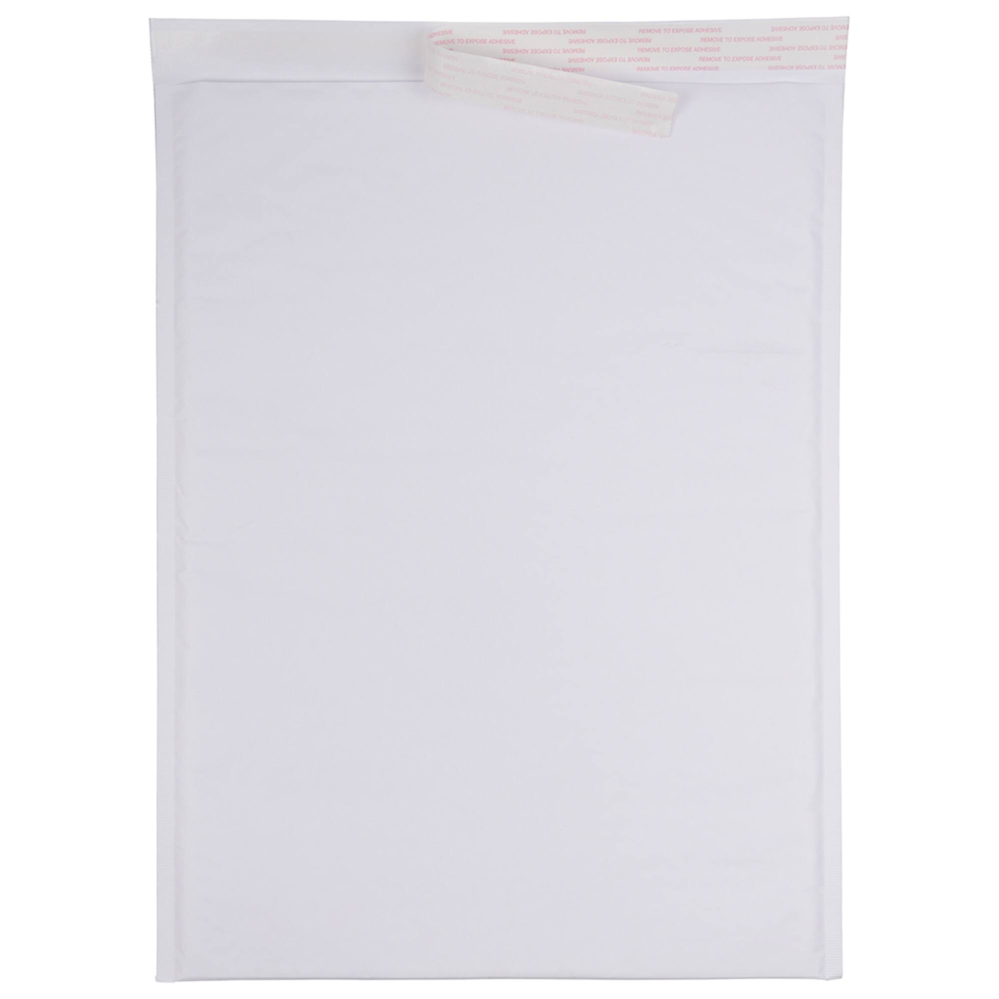 JAM Paper 12.5" x 17.5" White Kraft Bubble Lite Padded Mailers, 25ct.